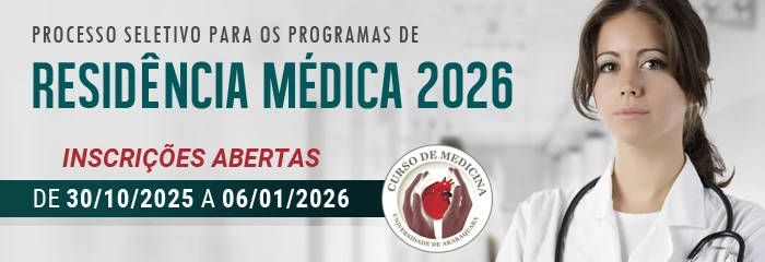 Banner de divulgao do Processo Seletivo para Residncia Mdica 2026