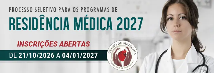 Banner de divulga��o do Processo Seletivo para Resid�ncia M�dica 2027