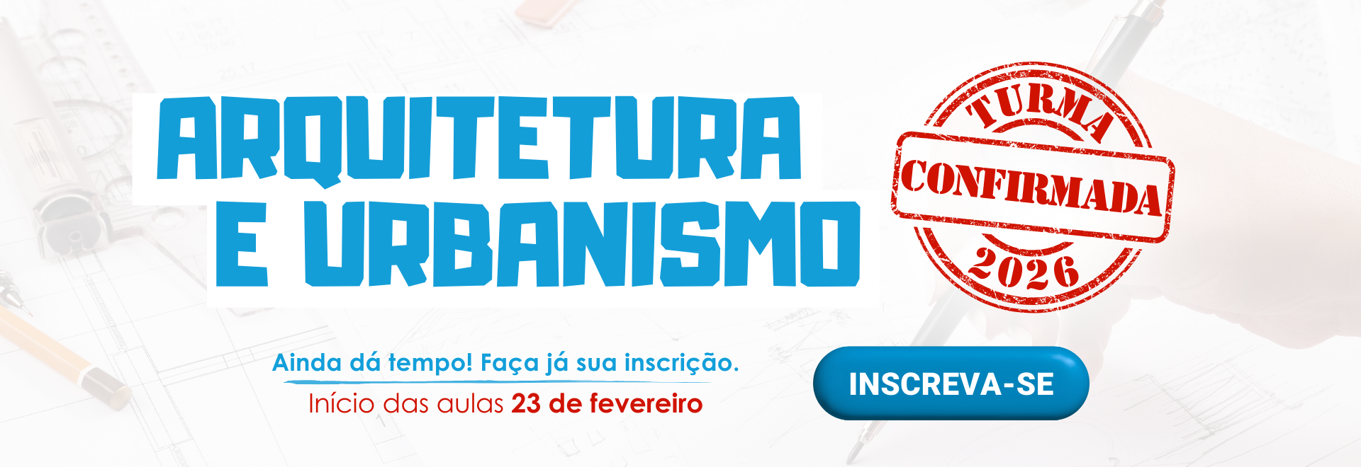 Vestibular Arquitetura e Urbanismo