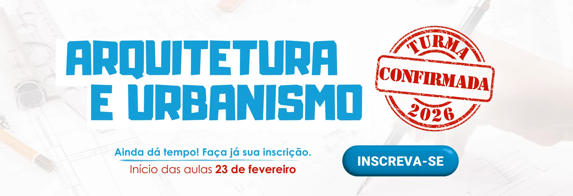 Vestibular Arquitetura e Urbanismo