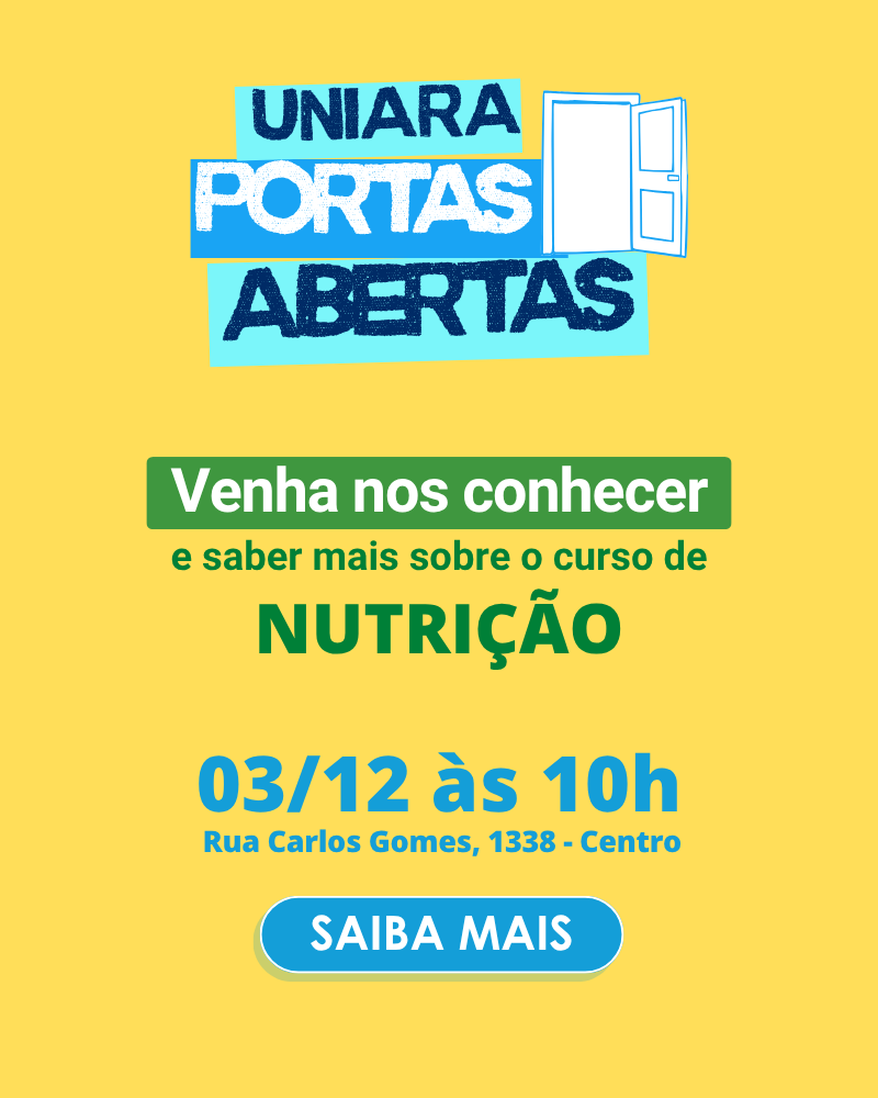 Uniara Portas Abertas - Nutrição (versão mobile)