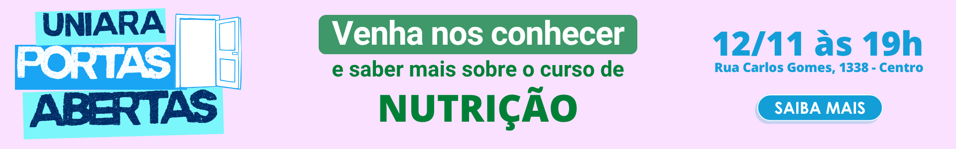 Uniara Portas Abertas - Nutrição (versão desktop)