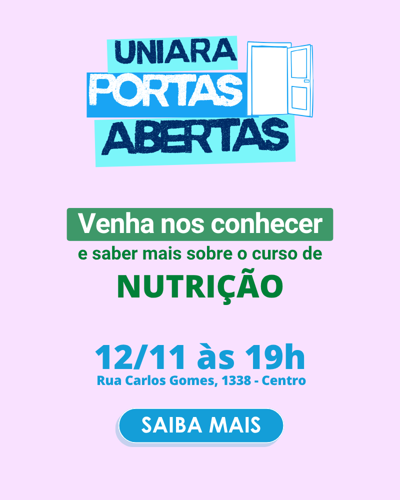 Uniara Portas Abertas - Nutrição (versão mobile)